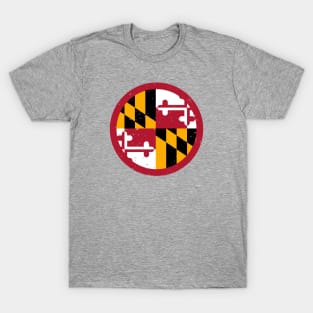 Retro Maryland State Flag // Vintage Maryland Grunge Emblem T-Shirt